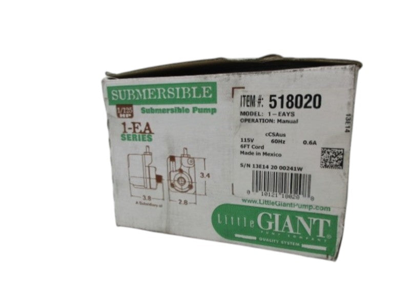LITTLE GIANT 578020 PUMP NSMP