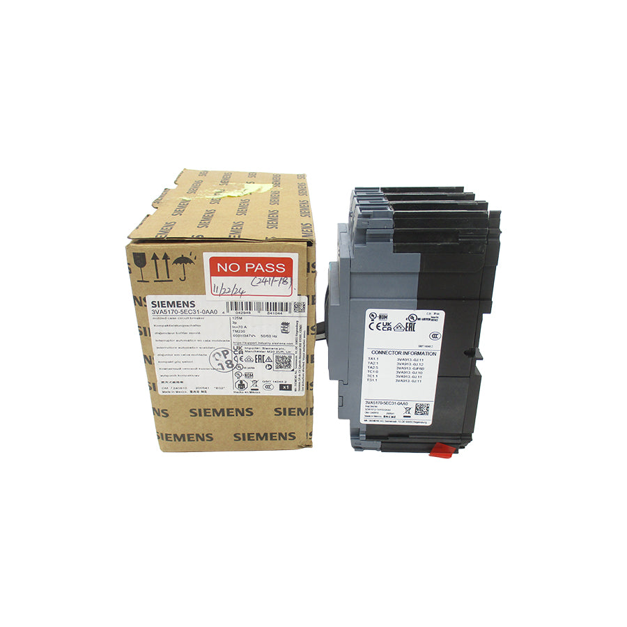 SIEMENS 3VA5170-5EC31-0AA0 347V 70A NSMP
