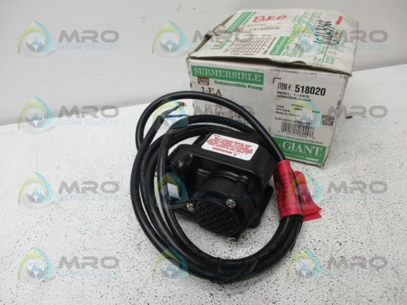 LITTLE GIANT 578020 PUMP NSMP