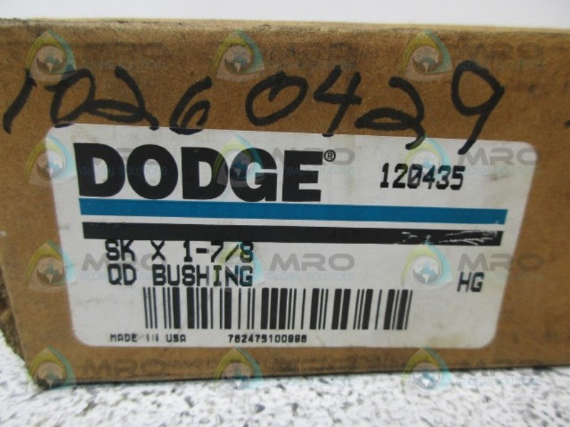 DODGE 120435 QD BUSHING 1-7/8 NSFS