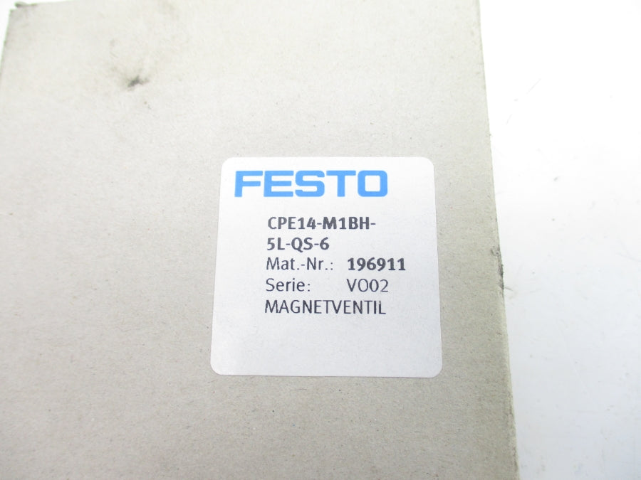 FESTO CPE14-M1BH-5L-QS-6 196911 24VDC NSMP