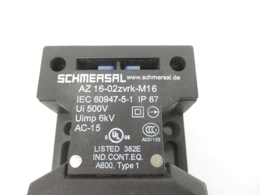 SCHMERSAL AZ16-02ZVRK-M16 500V NSNP