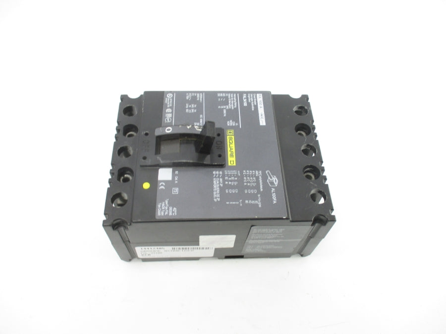 SQUARE D FAL34100 480V 100A UNMP