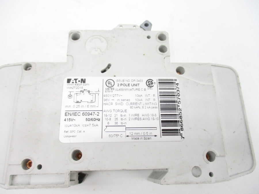 EATON WMZT2D15 277V 15A NSNP