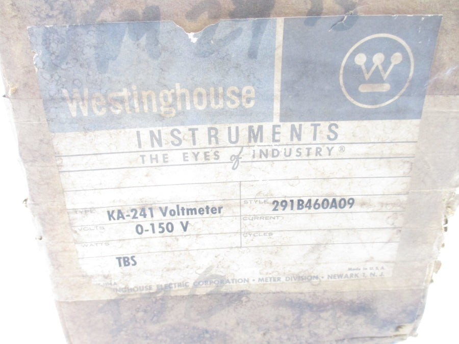 WESTINGHOUSE 291B460A09 0-150V NSFS