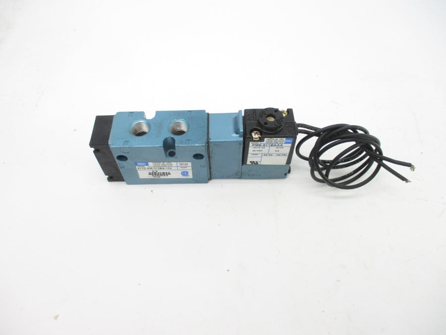 MAC 811C-PM-111BA-152 24VDC 25-150PSI UNMP