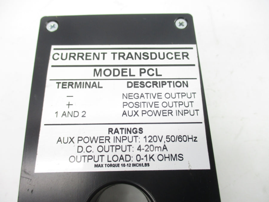 INSTRUMENT TRANSFORMERS PCL-75 120VAC 75A NSNP