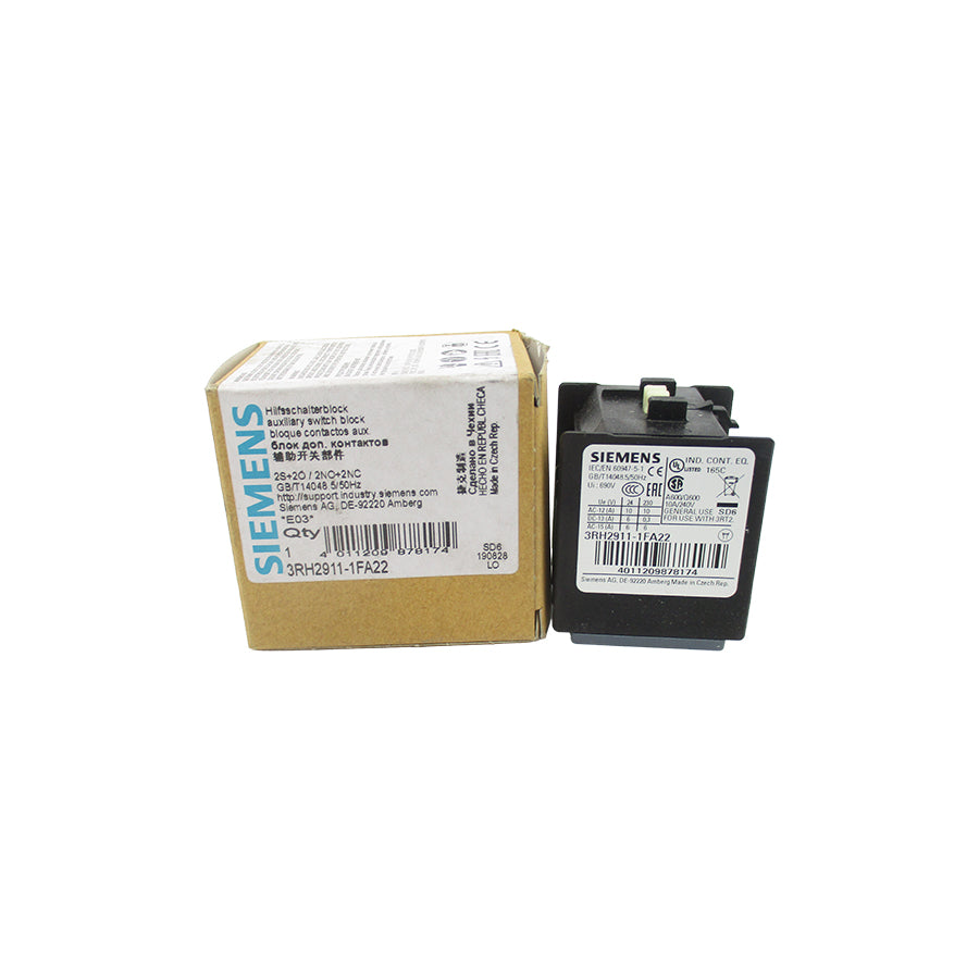 SIEMENS 3RH2911-1FA22 240V 10A NSMP