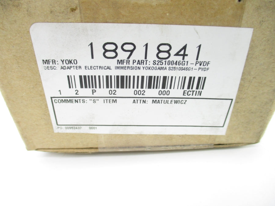 YOKOGAMA S2510046G1-PVDF 1891841 NSMP