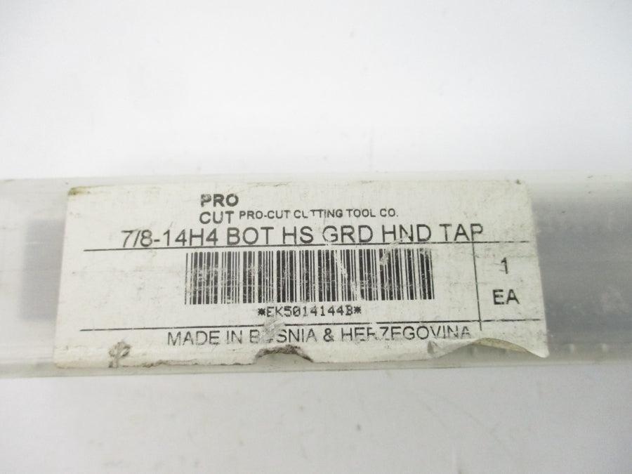 PRO CUTTING TOOL 7/8-14H4BOTHSGRDHNDTAP NSMP