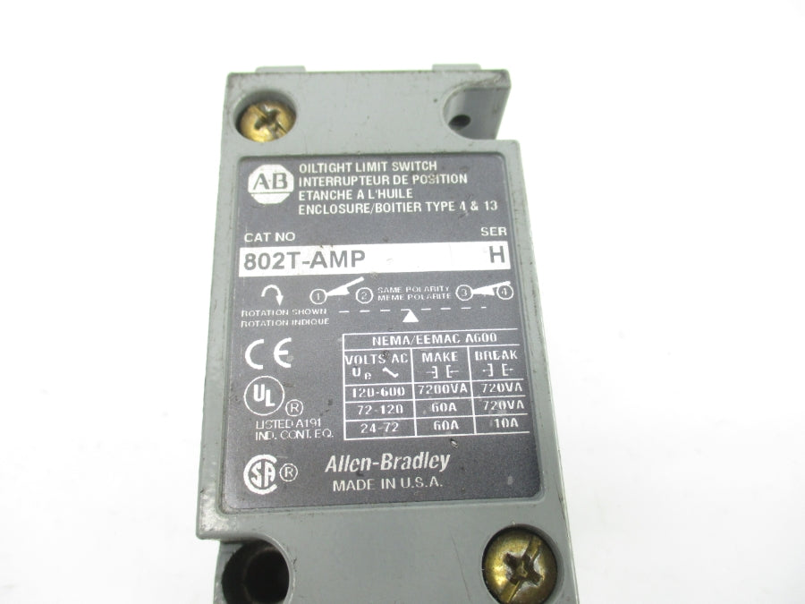 INDUSTRIAL SPARE PART 802T-AMP SER. H 120-600VAC 60A (AS PICTURED) UNMP