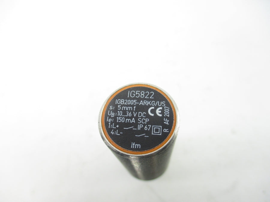 IFM EFECTOR IG5822 IGB2005-ARKG/US 10-36VDC NSNP