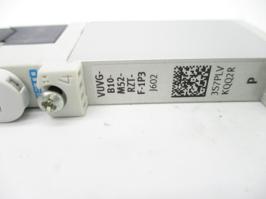 FESTO VUVG-B10-M52-RZT-F-1P3 12/24VDC NSNP