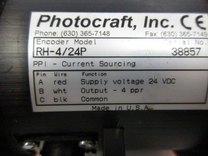PHOTOCRAFT RH-4/24P ENCODER NSNP