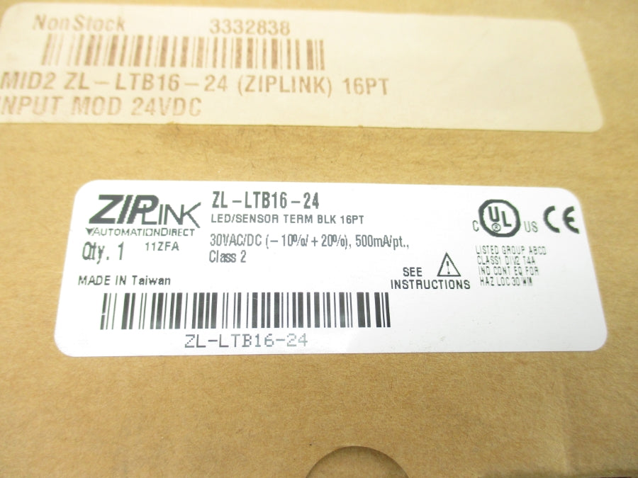 ZIPLINK ZL-LTB16-24 30VAC/DC NSMP