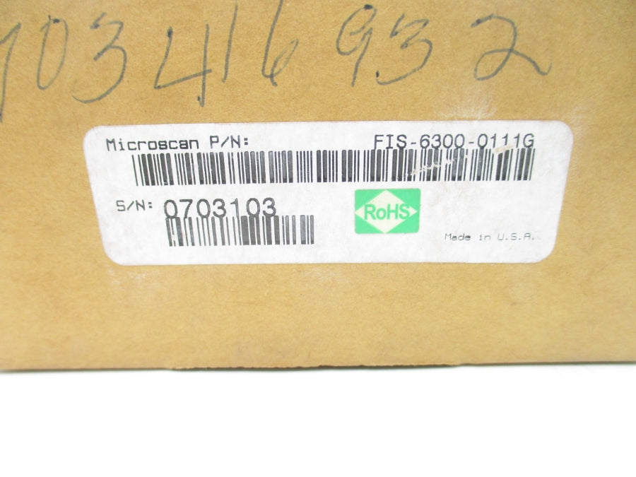 MICROSCAN FIS-6300-0111G 5V NSMP