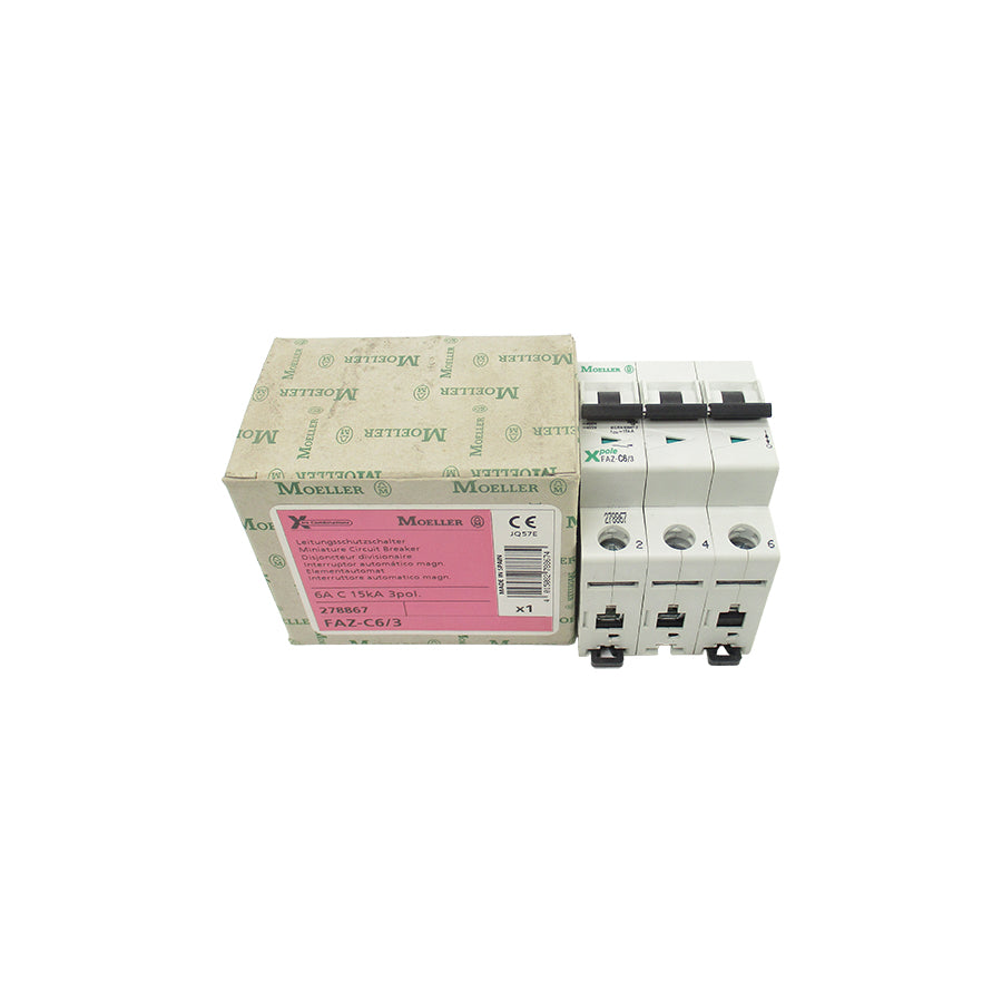 KLOCKNER MOELLER FAZ-C6/3 277VAC 6A NSMP