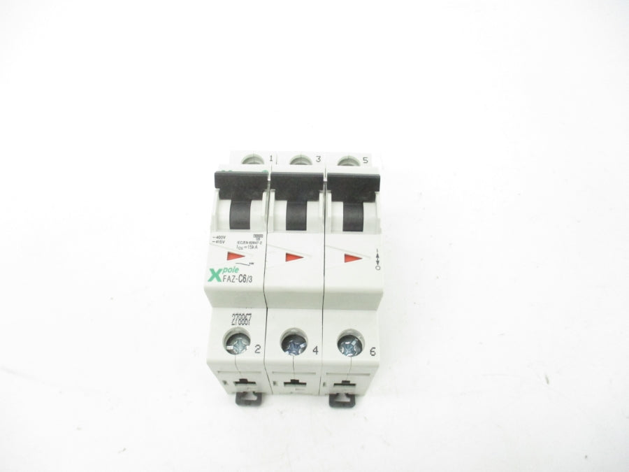 KLOCKNER MOELLER FAZ-C6/3 277VAC 6A NSMP