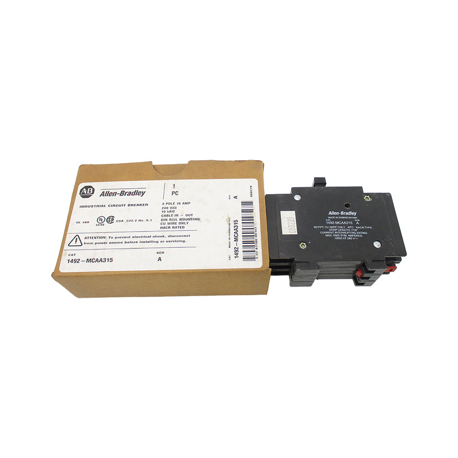 INDUSTRIAL SPARE PART 1492-MCAA315 SER. A 240VAC 15A NSMP