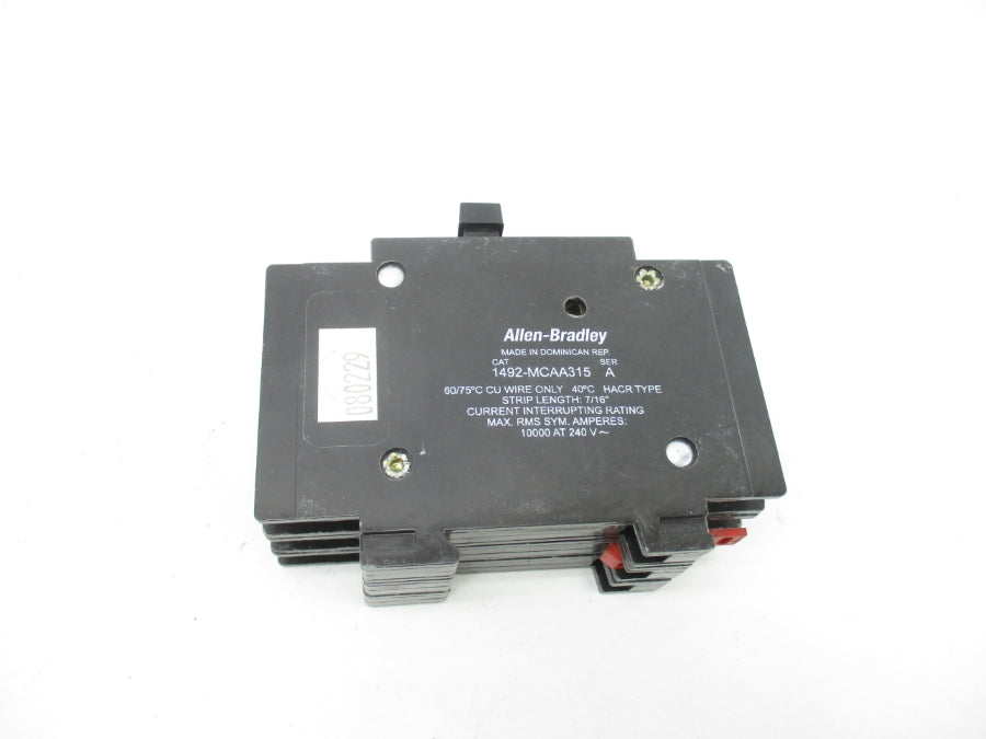 INDUSTRIAL SPARE PART 1492-MCAA315 SER. A 240VAC 15A NSMP