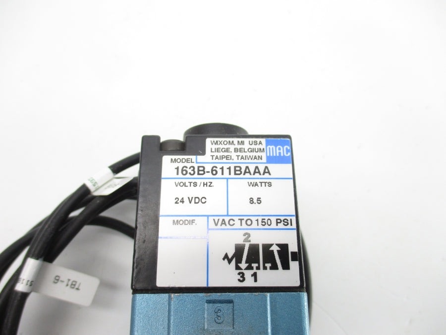 MAC 163B-611BAAA 24VDC 150PSI NSNP
