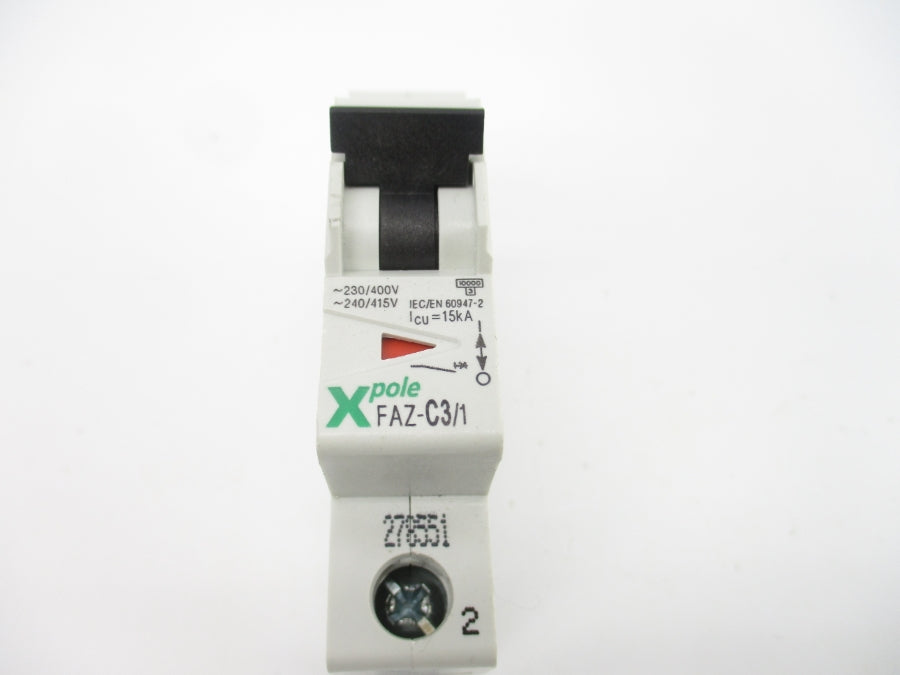 KLOCKNER MOELLER FAZ-C3/1 240/415V 3A NSNP