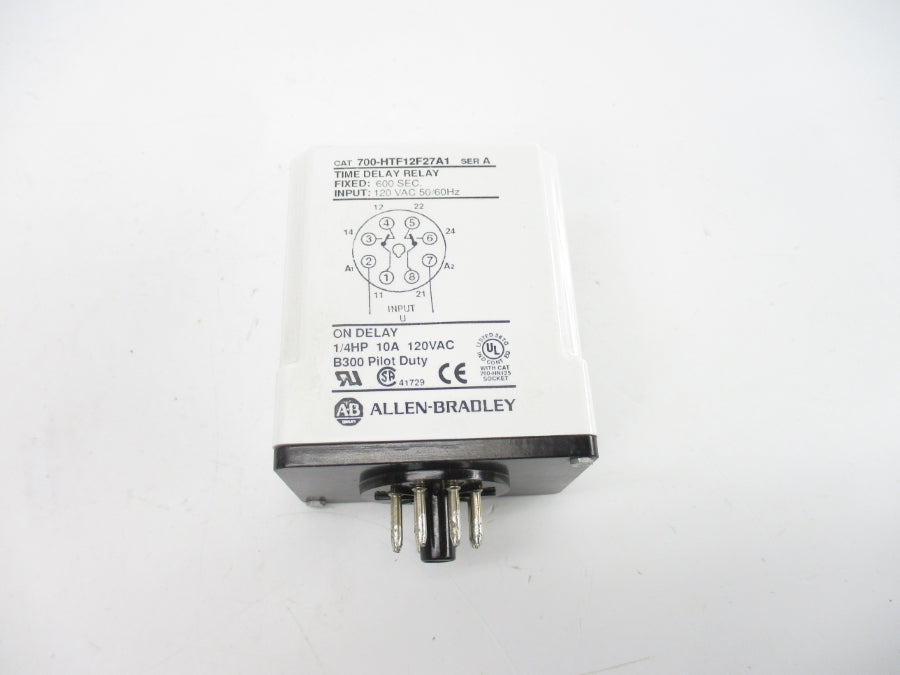 INDUSTRIAL SPARE PART 700-HTF12F27A1 SER. A 120VAC 10A 600S (WH) NSMP