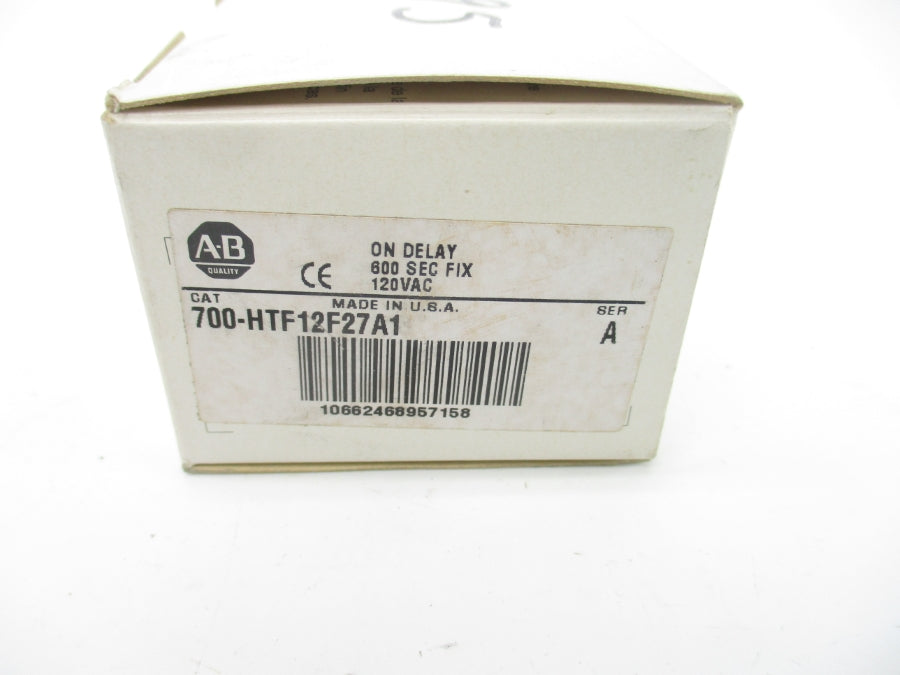 INDUSTRIAL SPARE PART 700-HTF12F27A1 SER. A 120VAC 10A 600S (WH) NSMP