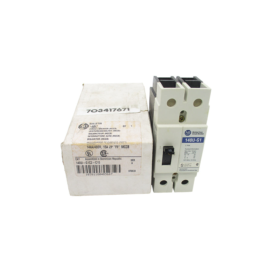 INDUSTRIAL SPARE PART 140U-G1C2-C15 SER. A 480V 15A NSMP