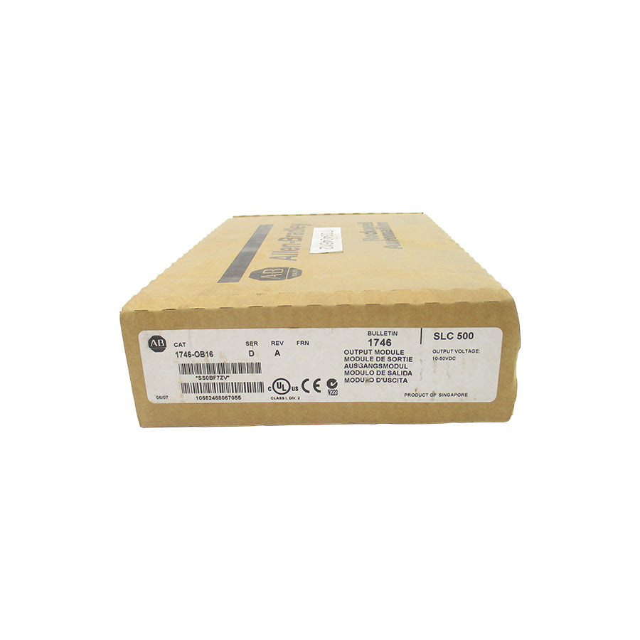 INDUSTRIAL SPARE PART 1746-OB16 SER. D 10-50VDC REV. A NSFS