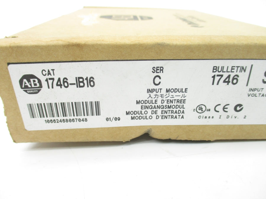 INDUSTRIAL SPARE PART 1746-IB16 SER. C 10-30VDC NSFS