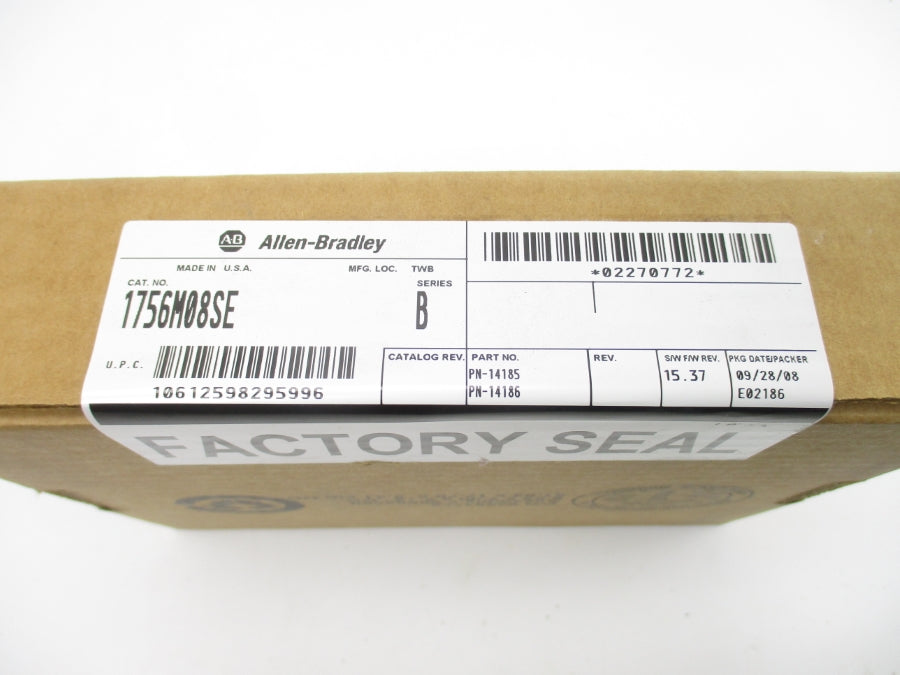 INDUSTRIAL SPARE PART 1756-M08SE SER. B F/W 15.37 DATE: 2008 NSFS