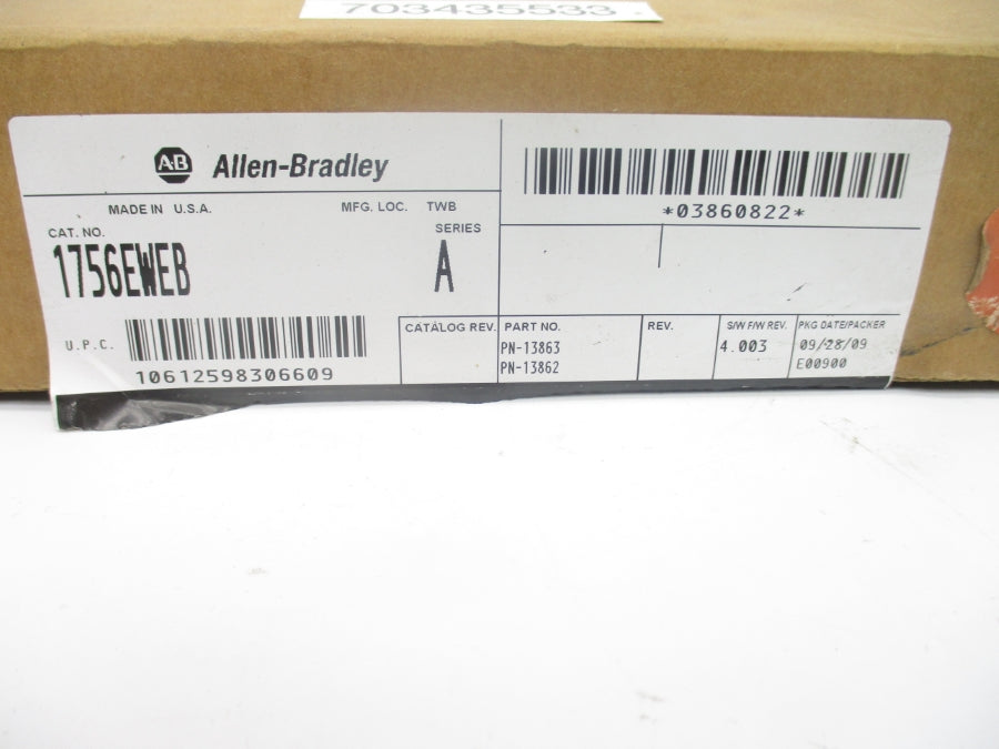 INDUSTRIAL SPARE PART 1756-EWEB SER. A F/W 4.003 24VDC NSMP