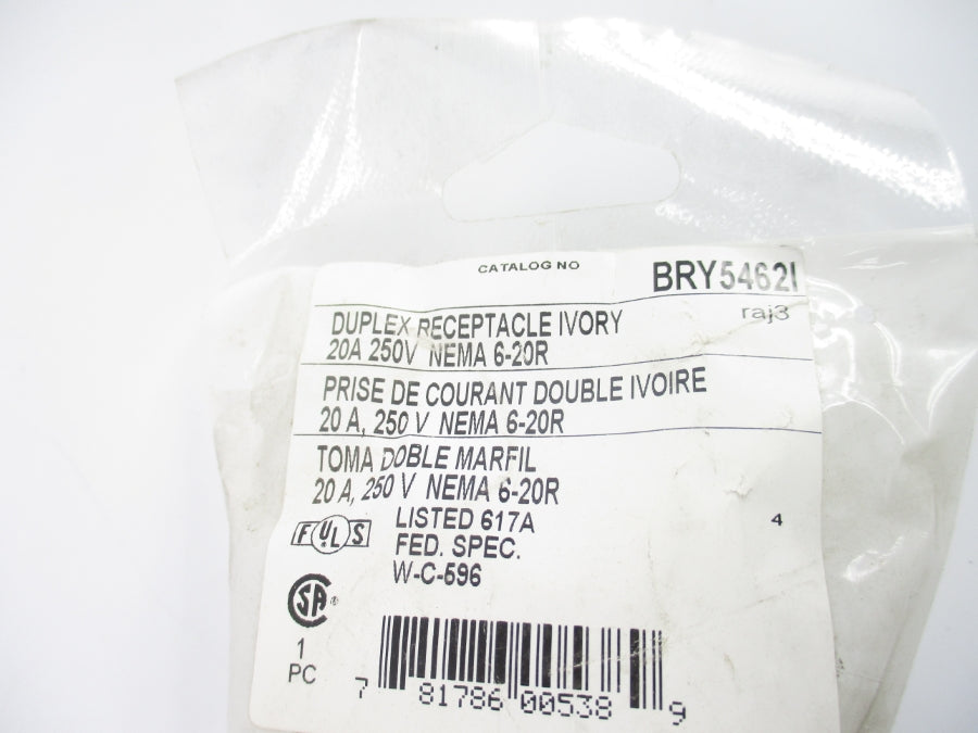 BRYANT BRY5462I 250V 20A NSMP