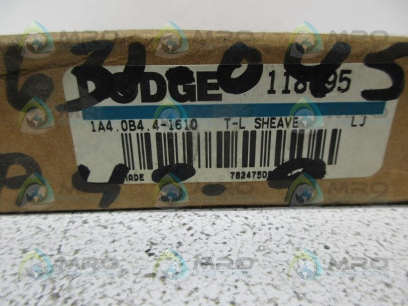 DODGE 118195 1A4.0B4.4-1610 TAPER LOCK SHEAVE NSMP