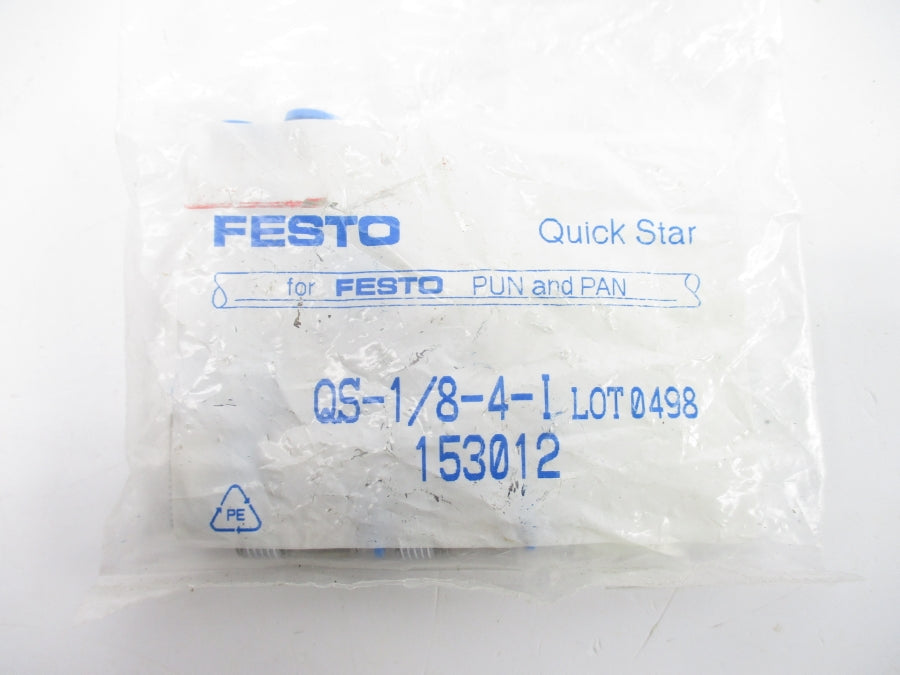 FESTO QS-1/8-4-I 153012 (PKG OF 10) NSMP