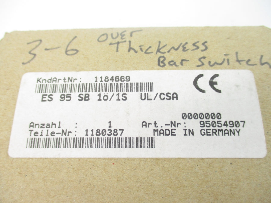 SCHMERSAL ES95SB1O/1S 95054907 400VAC 6A NSMP