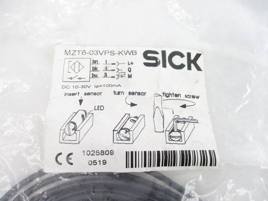 SICK MZT6-03VPS-KWB 1025809 10-30VDC NSMP