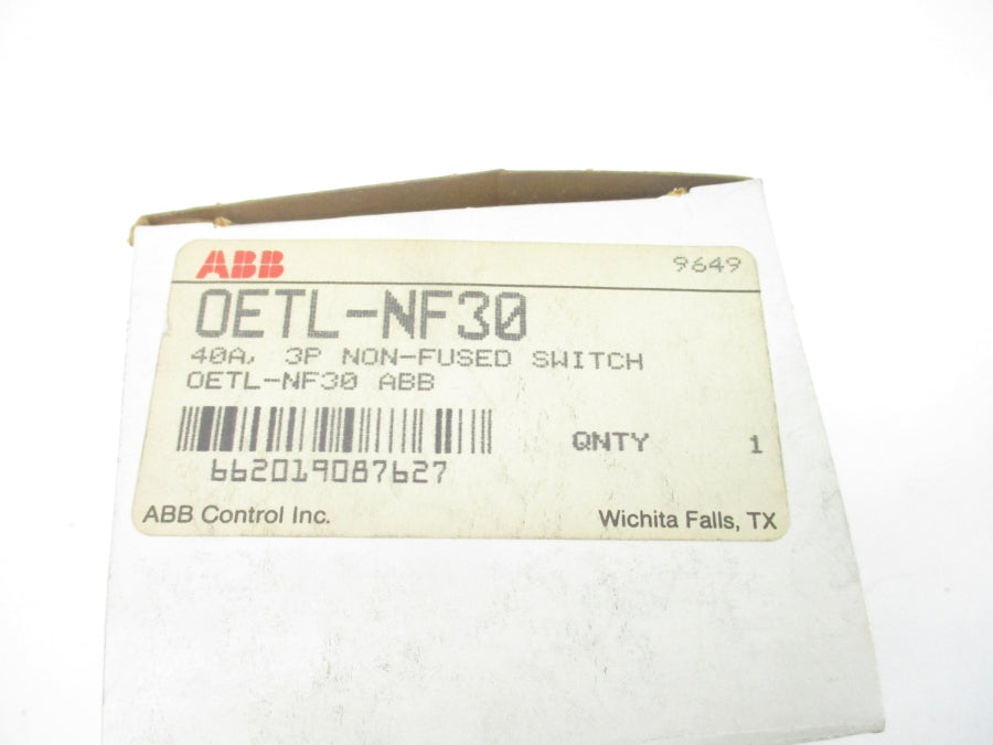 ABB OETL-NF30 600VAC 40A NSNP