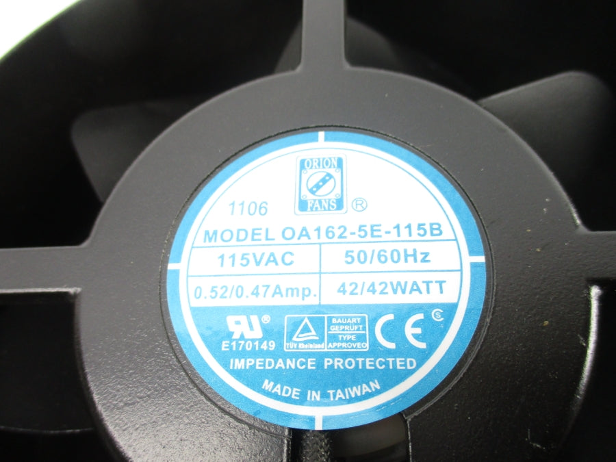 ORION FANS OA162-5E-115B 115VAC 0.52/0.47A NSNP