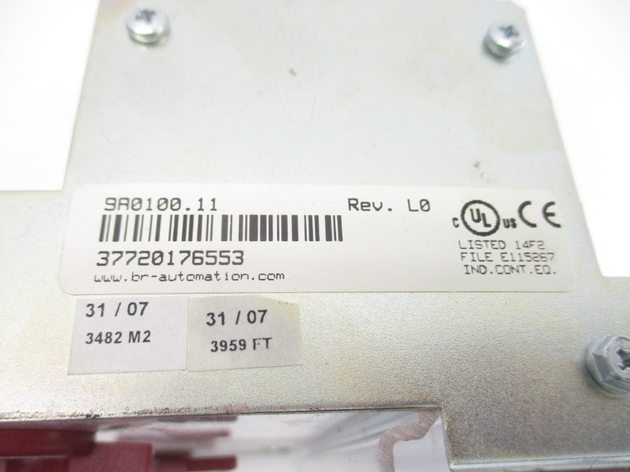 B&R 9A0100.11 REV. L0 UNMP