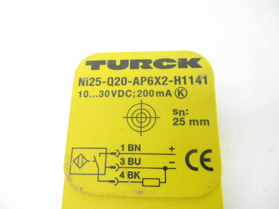 TURCK NI25-Q20-AP6X2-H1141 10-30VDC NSNP