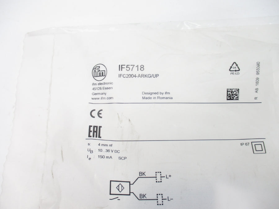 IFM EFECTOR IF5718 IFC2004-ARKG/UP 10-36VDC NSMP