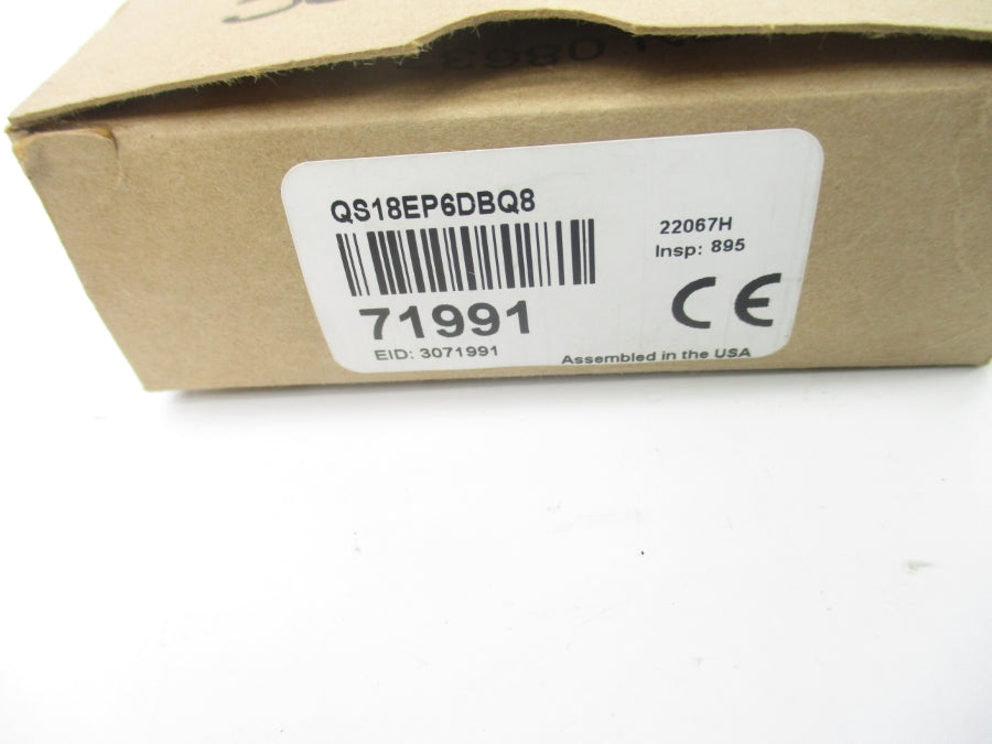 BANNER ENGINEERING QS18EP6DBQ8 71991 10-30VDC NSMP