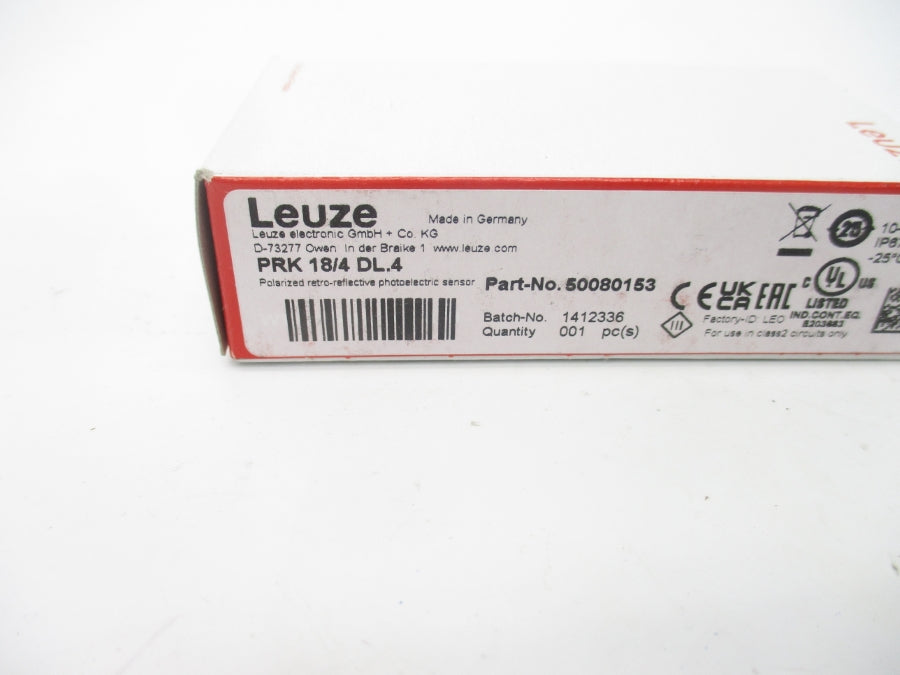 LEUZE ELECTRONIC PRK18/4DL.4 50080153 10-30VDC NSMP