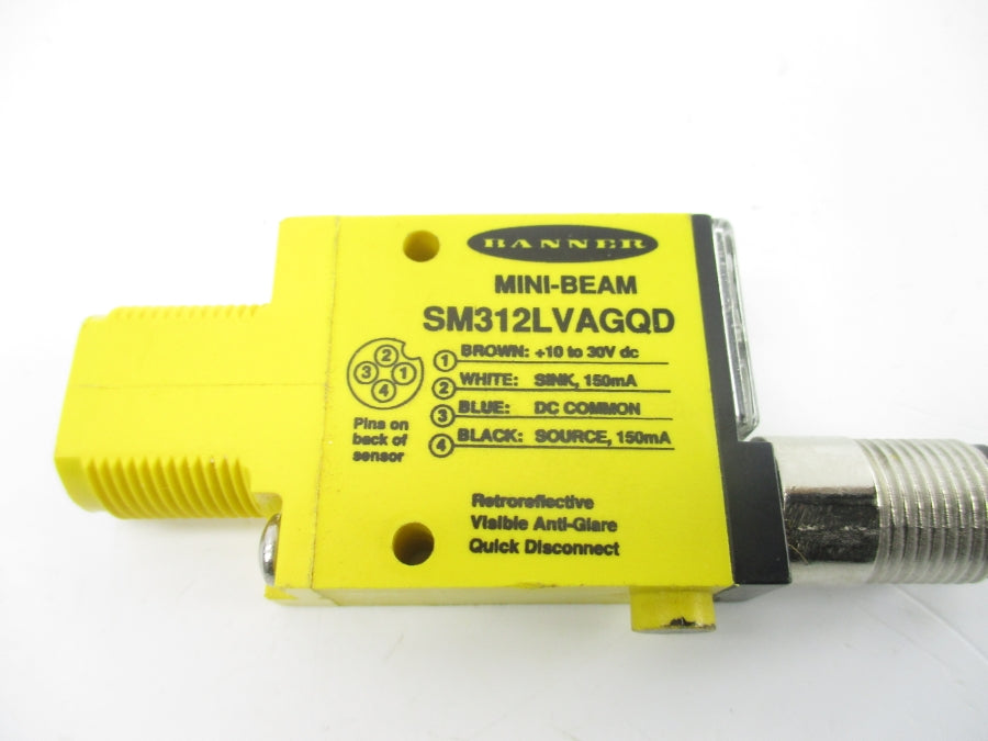 BANNER ENGINEERING SM312LVAGQD 10-30VDC (AS PICTURED) NSNP