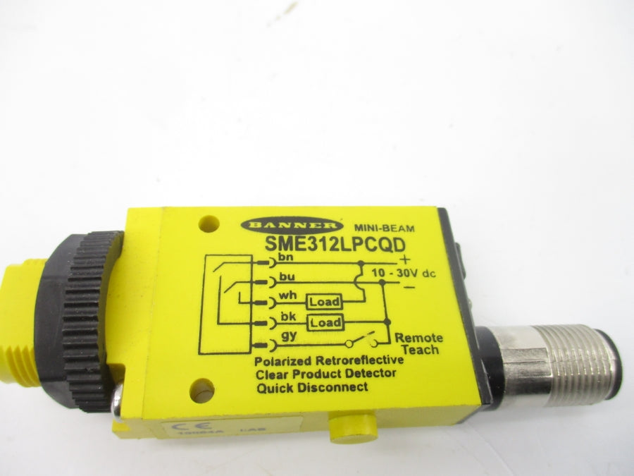 BANNER ENGINEERING SM312LPCQD 10-30VDC NSNP