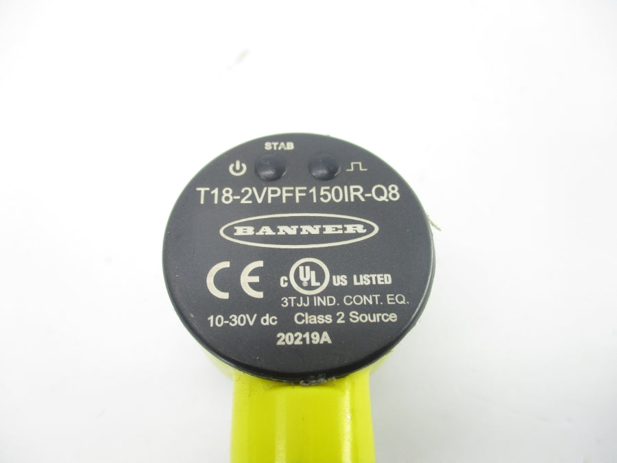 BANNER ENGINEERING T18-2VPFF150IR-Q8 10-30VDC NSNP