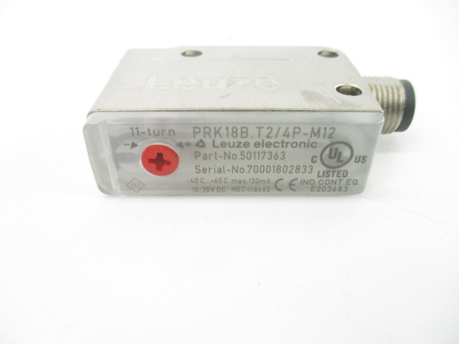 LEUZE ELECTRONIC PRK18B.T2/4P-M12 50117363 10-30VDC NSNP