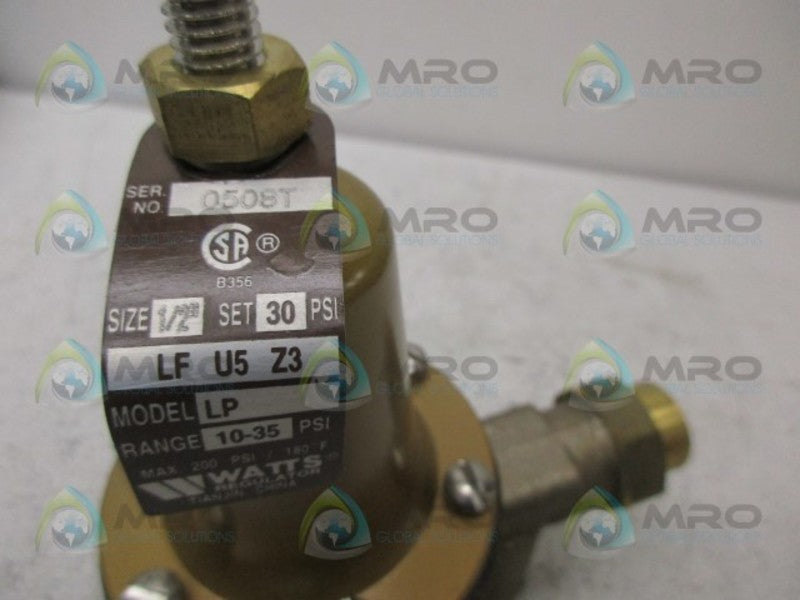 WATTS 1/2LFU5-LP-Z3 WATER PRESSURE VALVE NSMP